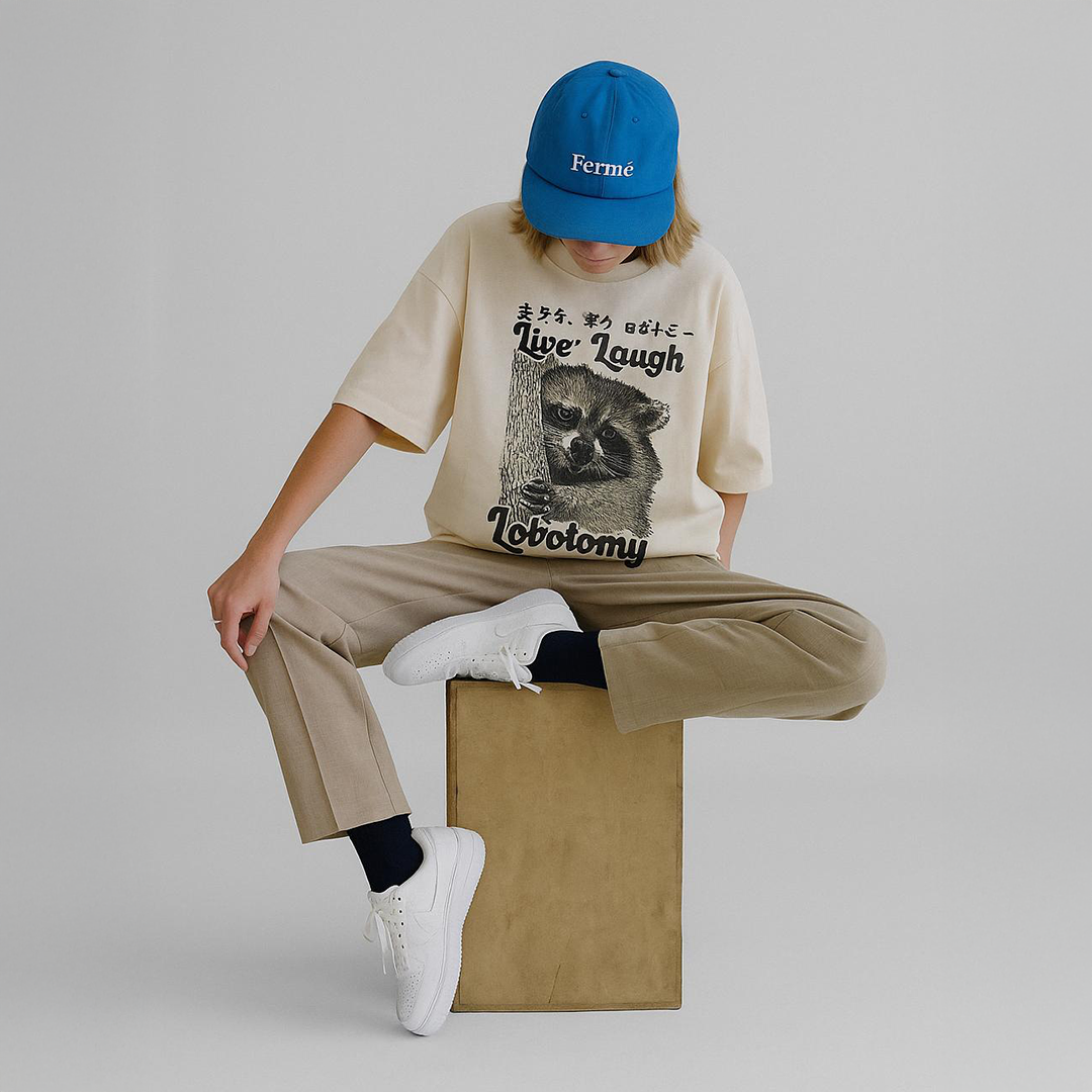 Live. Laugh. Lobotomy. Raccoon T-Shirt