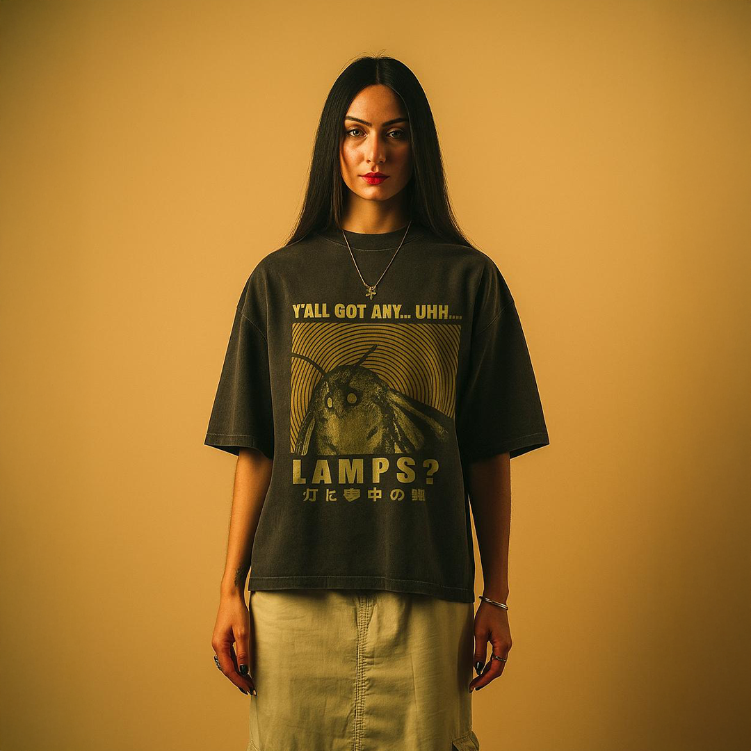 Moth Obsessed With The Light Washed T-Shirt