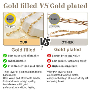 Gold Bracelets for Women,Dainty Bracelets Set for Women Trendy