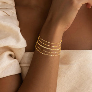 Gokeey Gold Bracelets for Women  Gold Adjustable