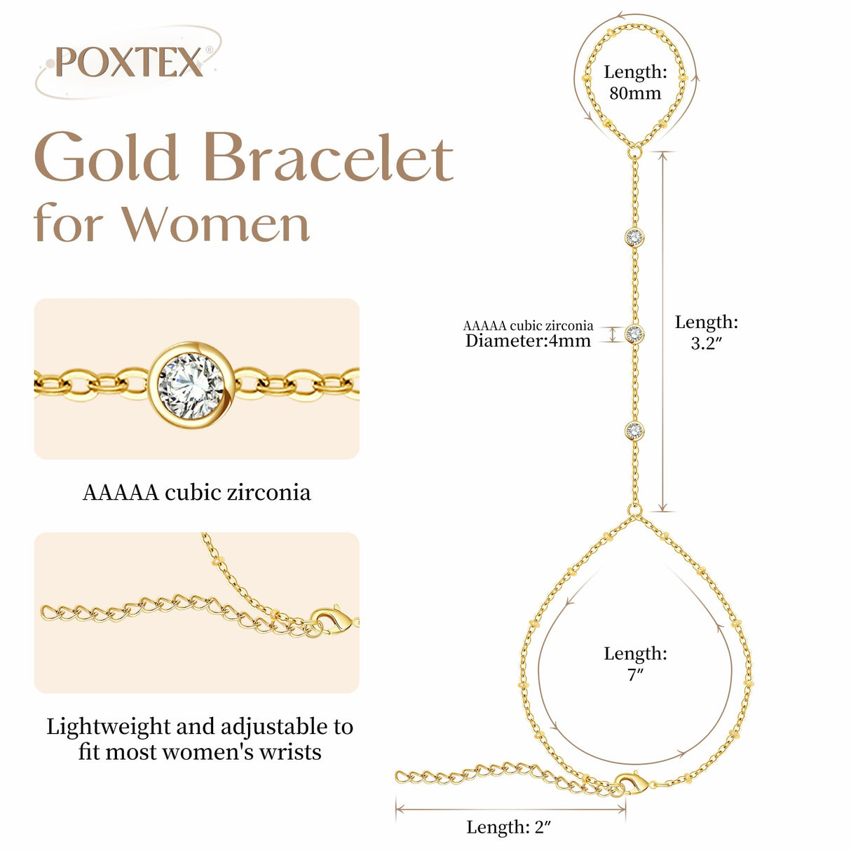 Gold Bracelets for Women,Dainty Bracelets Set for Women Trendy