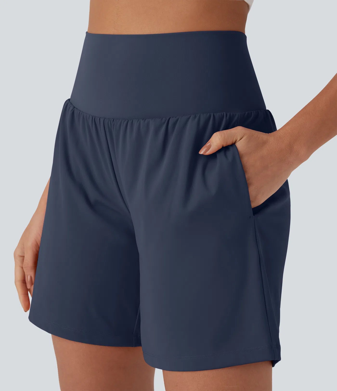 Softlyzero™ Airy Super High Waisted 2-in-1 Yoga Shorts 7" with Pockets