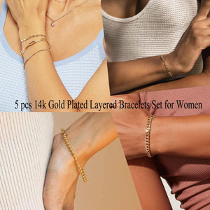 Gokeey Gold Bracelets for Women  Gold Adjustable