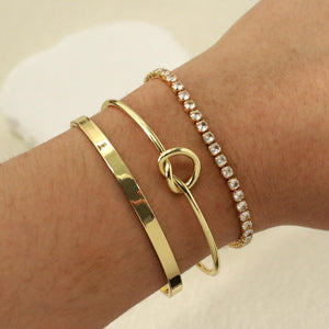 Reoxvo Gold Stack Bracelets for Women 14K  Bracelet Set  Bracelets