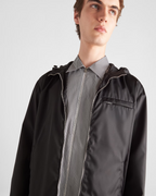 Blousonjacke aus Re-Nylon mit Kapuze