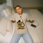 Cat Archery Washed T-Shirt
