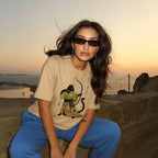 Cat Archery Washed T-Shirt