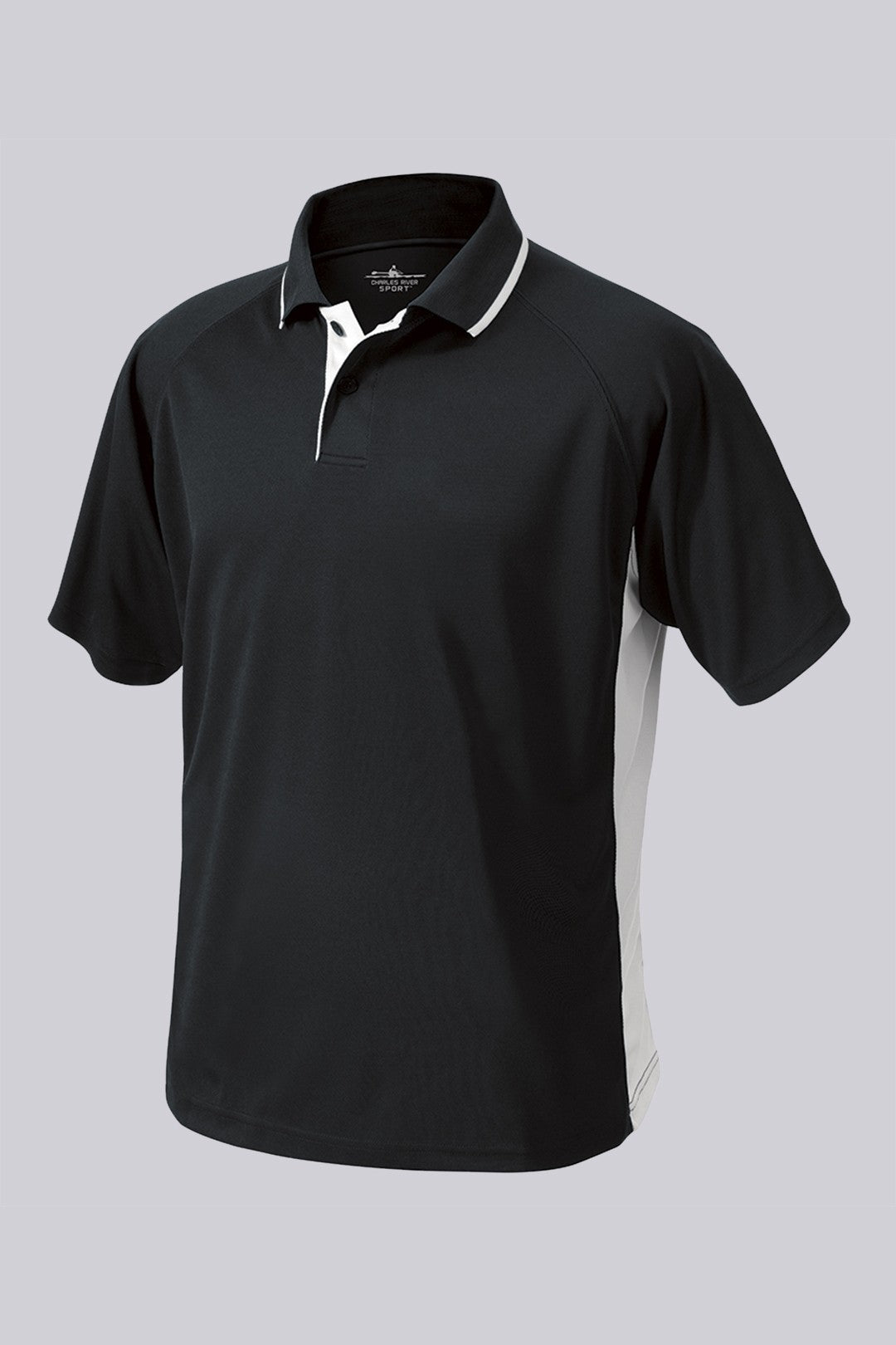 Stretch cotton polo shirt