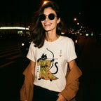 Cat Archery Washed T-Shirt