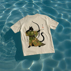 Cat Archery Washed T-Shirt